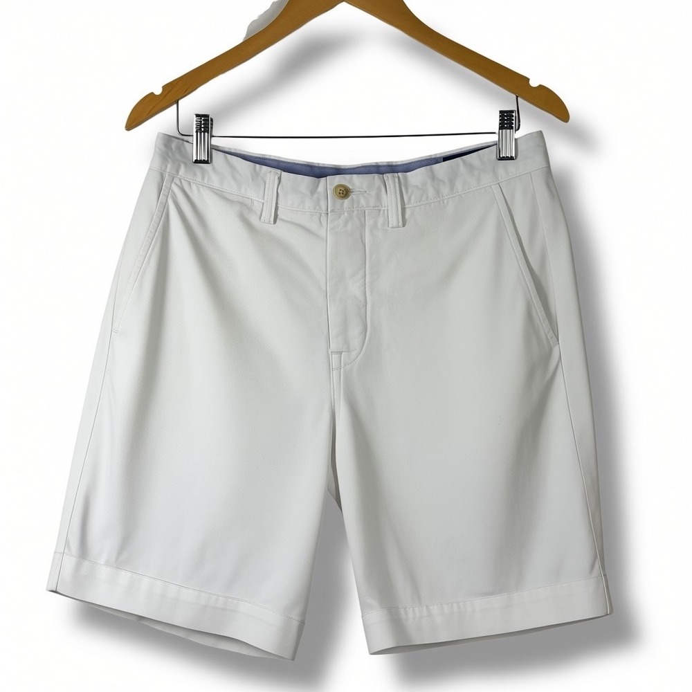Polo Ralph Lauren Chino Shorts Men 32 White Classic Cotton Twill Pony Logo